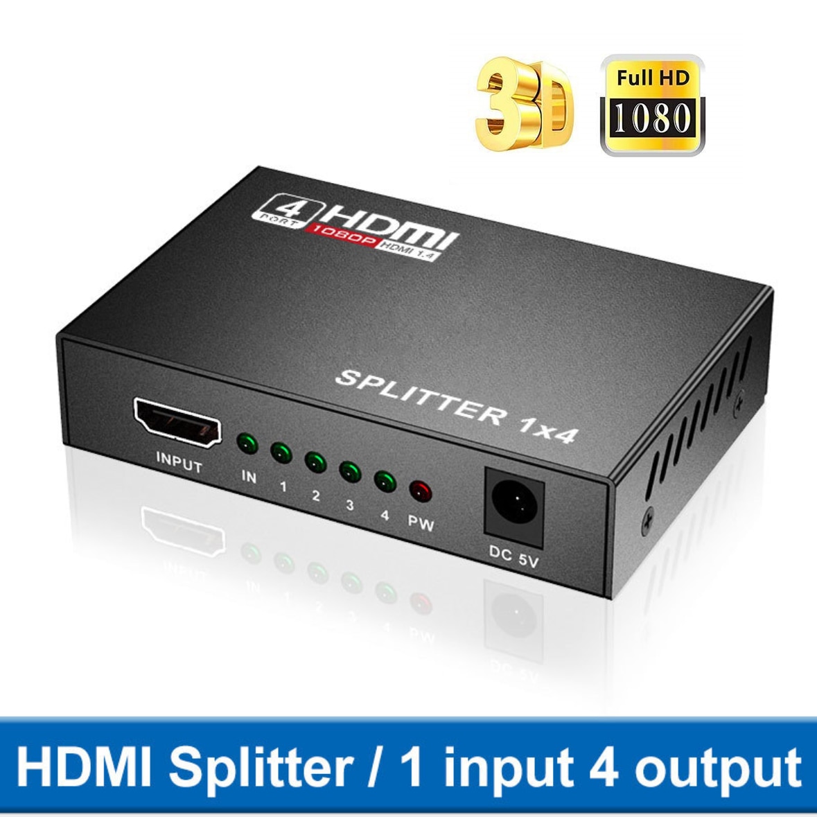 3D 1080P 1x4 HDMI й HDCP 1 in 4   ȣ ..